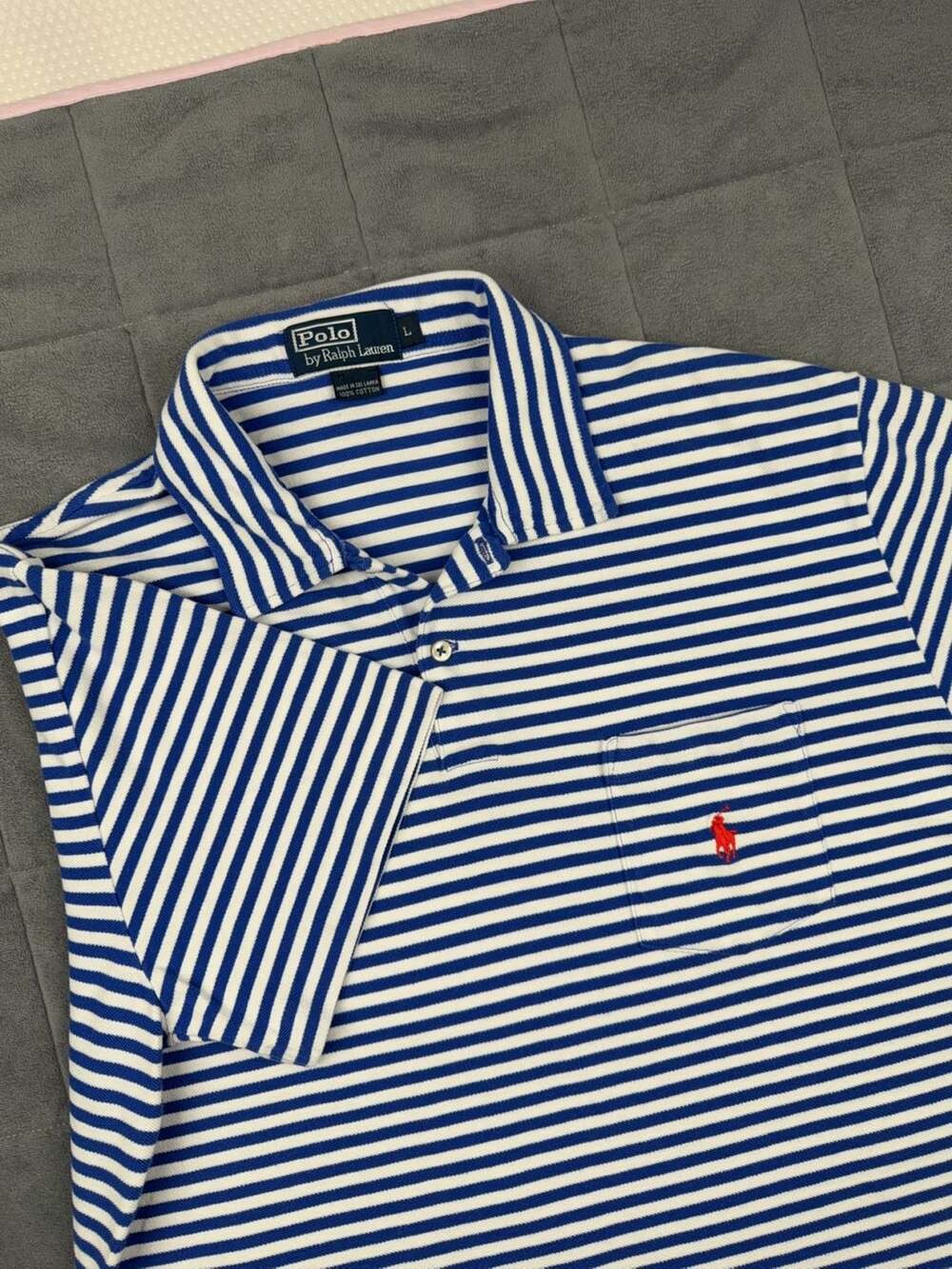 Polo by Ralph Lauren Striped Polo Shirt Size L